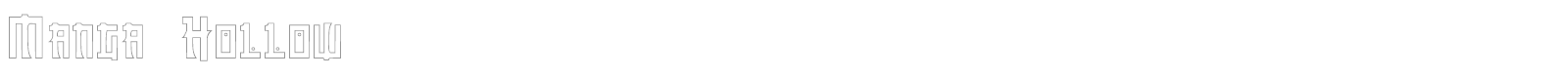 Manga font preview